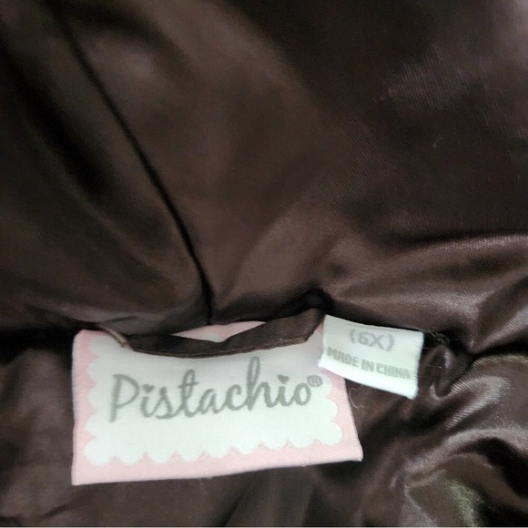 Pistachio‎ 6X Leopard Faux Fur  Lined Hooded Coat Mob Girl Ruffle Animal Print - Picture 3 of 4